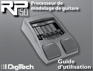 Manuel du propriétaire | DigiTech RP150 Manuel utilisateur | Fixfr