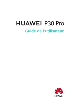 Huawei P30 Manuel utilisateur