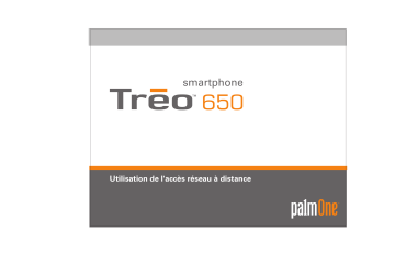 Manuel du propriétaire | Palm Treo 650 Manuel utilisateur | Fixfr