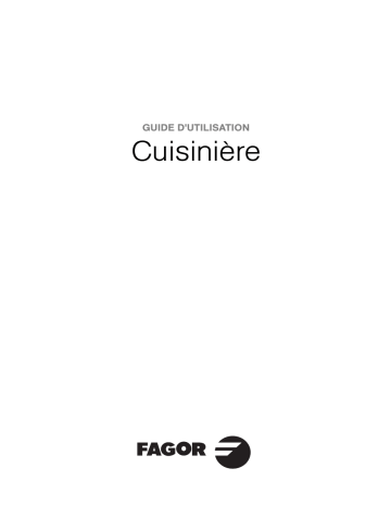 Manuel du propriétaire | Fagor CUISINIERE Manuel utilisateur | Fixfr