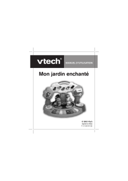 VTech MON JARDIN ENCHANTE Manuel utilisateur