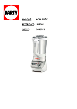 Moulinex LM9001 Manuel utilisateur