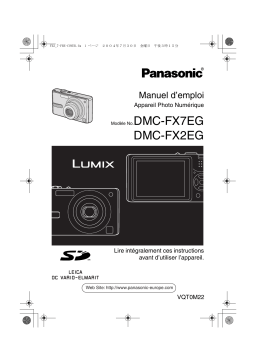 Panasonic DMC FX7 EG Mode d'emploi