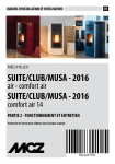 Manuel MCZ SUITE/CLUB/MUSA : Chat IA &amp; PDF