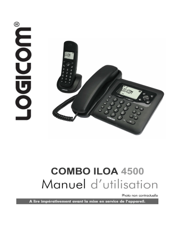 Manuel du propriétaire | Logicom COMBO ILOA 4500 Manuel utilisateur | Fixfr