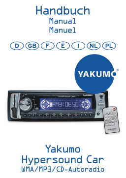 YAKUMO HYPERSOUND CAR Manuel utilisateur