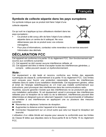 Manuel du propriétaire | GENUIS P850 Manuel utilisateur | Fixfr