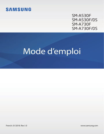 SM-A730F | Galaxy A8 | Samsung SM-A530F Mode d'emploi | Fixfr