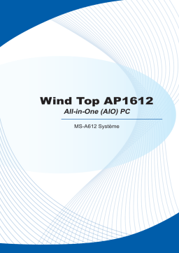 MSI WIND TOP AP1612-003XEUWIND TOP AP1612-012XEUWIND TOP AP1622-001XEUWIND TOP AP1622-002XEU Manuel utilisateur