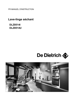 De Dietrich DLZ8514I Manuel utilisateur