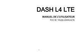 Blu Dash L4 LTE Manuel du propriétaire