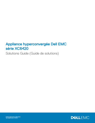 Dell EMC XC Series XC6420 Appliance spécification | Fixfr