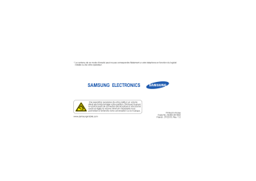GT-S5530 | Samsung U600+ Mode d'emploi | Fixfr