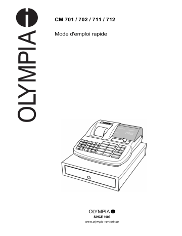 Manuel du propriétaire | Olympia CM 711 Manuel utilisateur | Fixfr