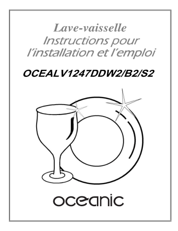 Manuel du propriétaire | Oceanic OCEALV1247DDB3OCEALV1247DDW3OCEALVE1249OCEASLCE8WV Manuel utilisateur | Fixfr