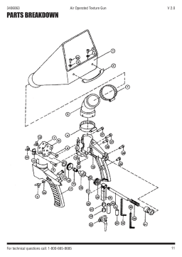 Power Fist 3406063 Air-Operated Texturing Gun Manuel utilisateur