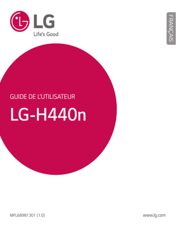 Manuel du propriétaire | LG D373 Manuel utilisateur | Fixfr