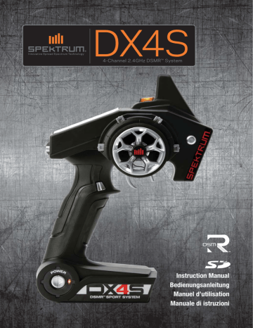 DX4S 4-Ch DSMR Radio System | Spektrum DX4S 4-Channel DSMR Radio Manuel utilisateur | Fixfr