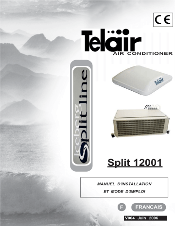 Telair Split 12001 Manuel utilisateur | Fixfr