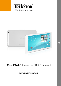 Trekstor SurfTab Breeze 10.1 Quad Manuel utilisateur