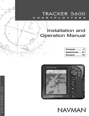 Manuel du propriétaire | Navman TRACKER 5600 Manuel utilisateur | Fixfr