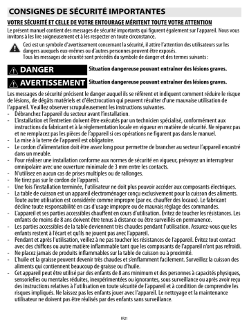 CTAI 1740 IN | ETI 1640 IN | ETI 1740 IN | Mode d'emploi | Whirlpool CTAI 1640 IN Manuel utilisateur | Fixfr