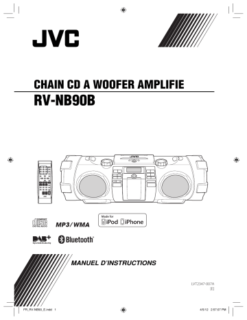 Manuel du propriétaire | JVC RV-NB90B Manuel utilisateur | Fixfr