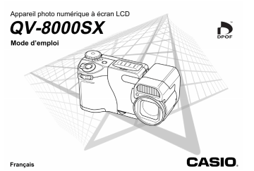 Manuel du propriétaire | Casio QV-8000SX Manuel utilisateur | Fixfr