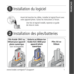 Kodak Z712 Manuel utilisateur