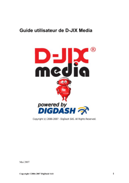 D-JIX media Manuel utilisateur