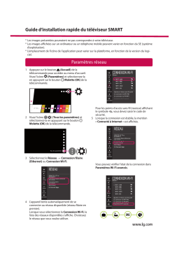 LG 43UK6300BUB Guide d'installation rapide