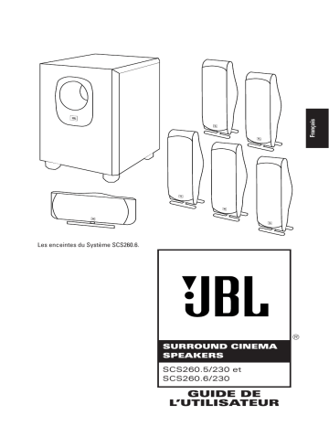 Manuel du propriétaire | JBL SCS 260.6 (220-240V) Manuel utilisateur | Fixfr