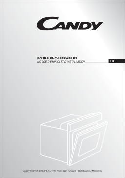 Candy FSLP796X Manuel utilisateur