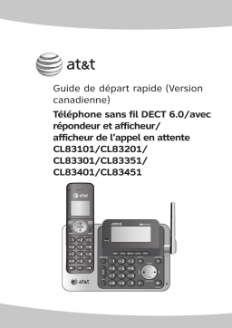 AT&T CL83201 Guide de démarrage rapide
