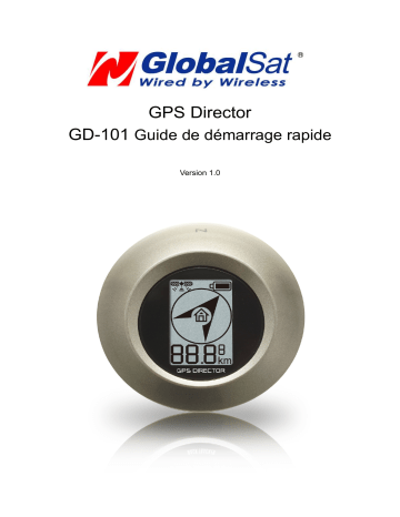 Guide de démarrage rapide | Globalsat GD-101 Manuel utilisateur | Fixfr