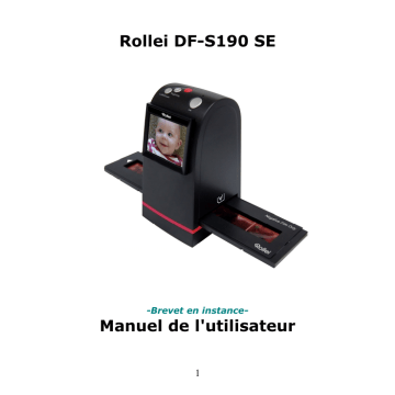 Manuel du propriétaire | Rollei DF-S190 SE Manuel utilisateur | Fixfr