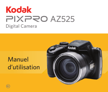 Mode d'emploi | Kodak PixPro AZ-525 Manuel utilisateur | Fixfr