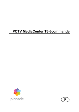 Pinnacle PCTV MEDIACENTER REMOTE Manuel utilisateur