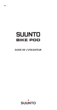 Suunto Bike POD Manuel utilisateur