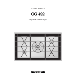 Gaggenau CG492210 Manuel utilisateur