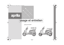 APRILIA LEONARDO 250 Manuel utilisateur