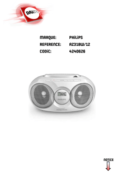 Philips AZ318W/12 Manuel utilisateur