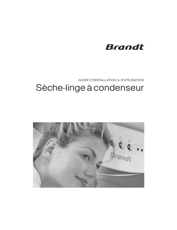 Manuel du propriétaire | Brandt ETE6836F Manuel utilisateur | Fixfr