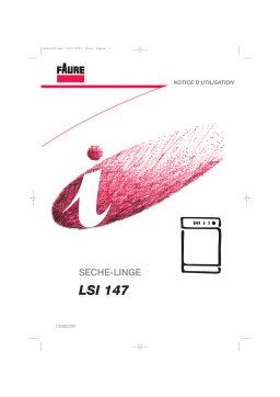 Faure FAU LSI 147 F Manuel utilisateur