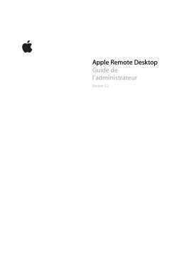 Apple REMOTE DESKTOP 2.2 Manuel utilisateur