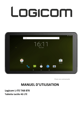 Logicom L-Ite Tab 870 LTE Mode d'emploi