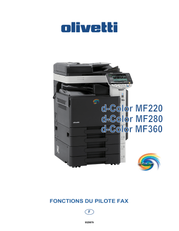 d-Color MF220-MF280-MF360 | Manuel du propriétaire | Olivetti D-COLOR MF220 Manuel utilisateur | Fixfr