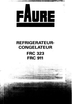 Faure FRC323W-1 Manuel utilisateur