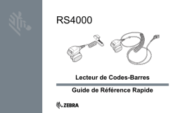 Zebra RS4000 Manuel utilisateur