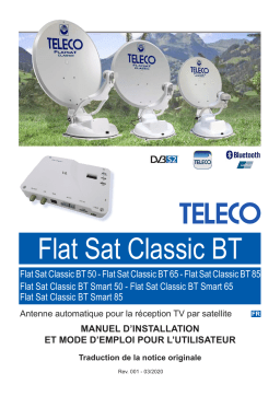 Teleco Flatsat Classic BT Manuel utilisateur
